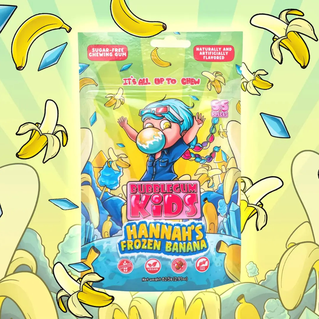Bubblegum Kids | Hannah' Frozen Banana SHACK à SAUCE