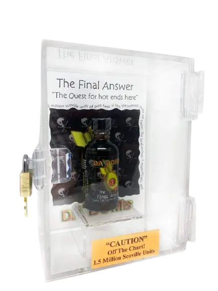 Da' Bomb | Final Answer with Lock & Key Display Case SHACK à SAUCE