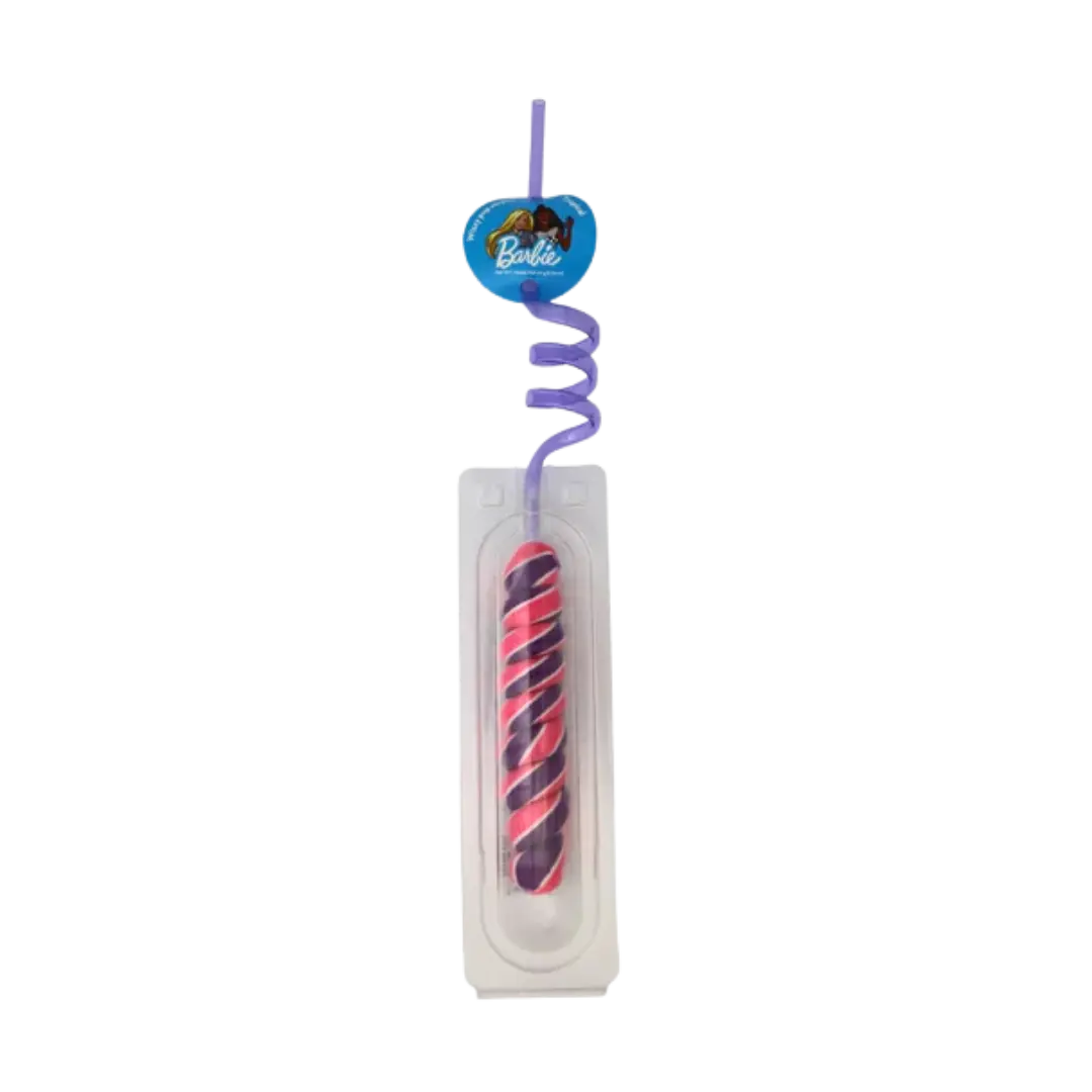 Exclusive Brands | Barbie - Wizzy Pop Straws With Lollipop Exclusive Brands