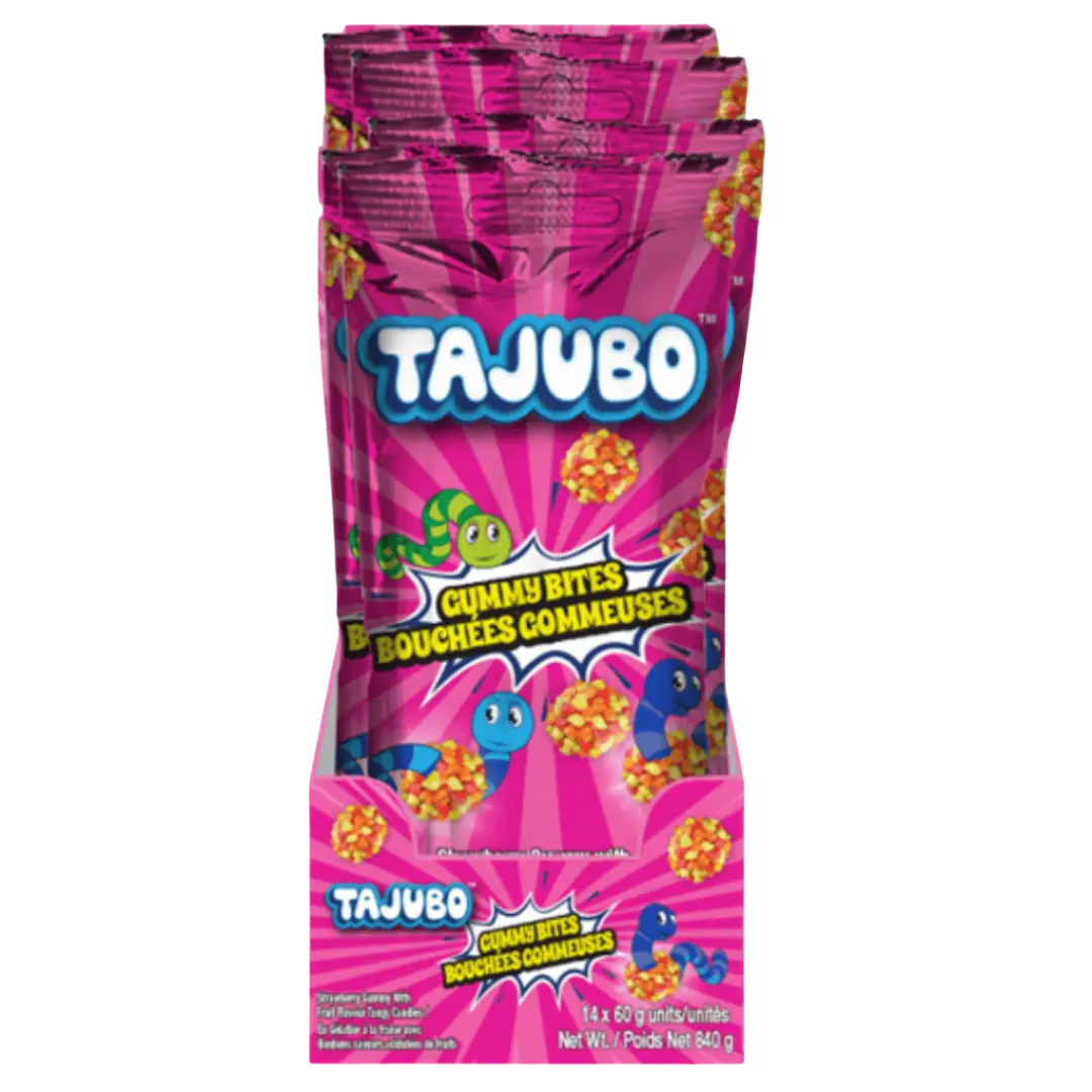 Exclusive Brands | Tajubo - Gummy Bites - Strawberry SHACK à SAUCE