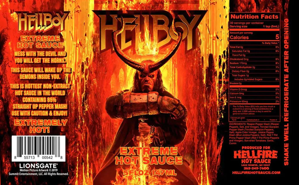 Hellboy Hot Sauce | Extreme SHACK à SAUCE