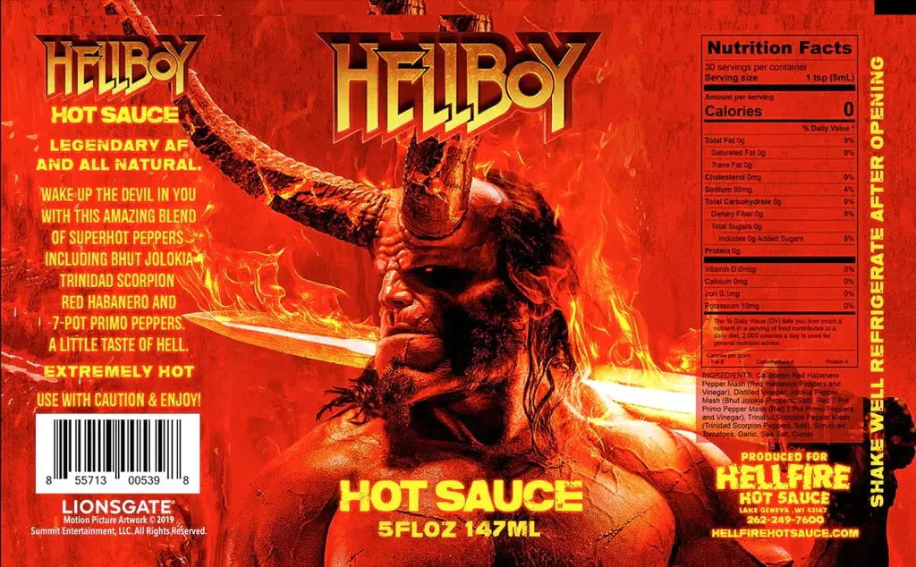 Hellboy Hot Sauce | Legendary AF SHACK Ă SAUCE
