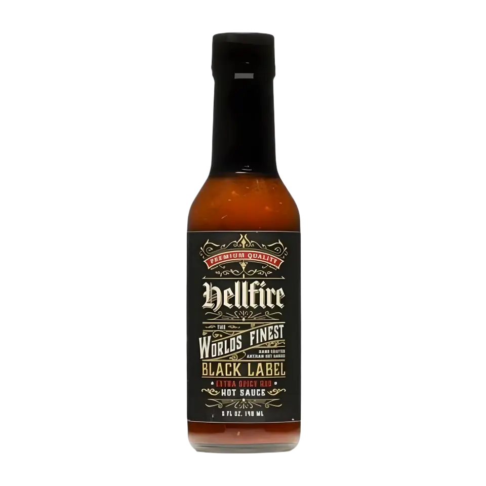 Hellfire Hot Sauce | Black Label Red - Extra Spic SHACK à SAUCE