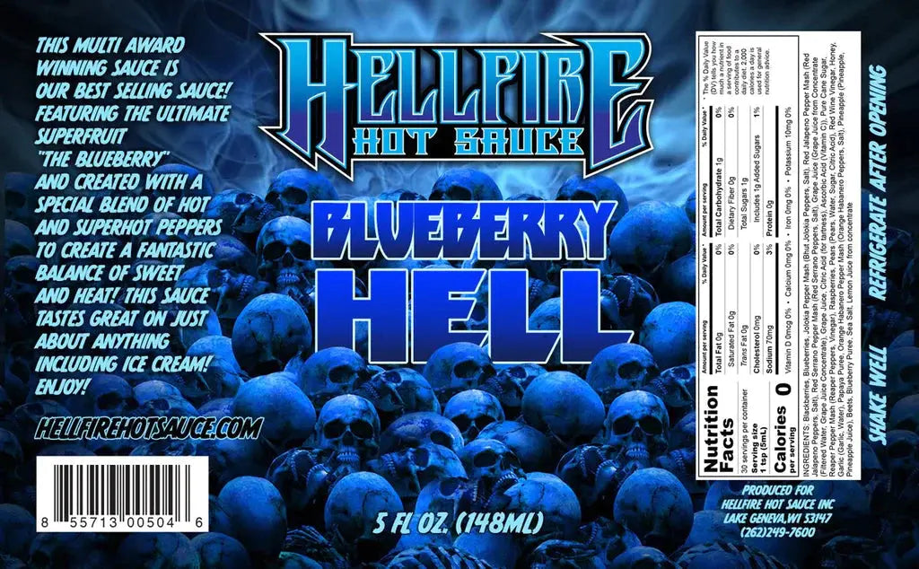 Hellfire Hot Sauce | Blueberry Hell SHACK à SAUCE