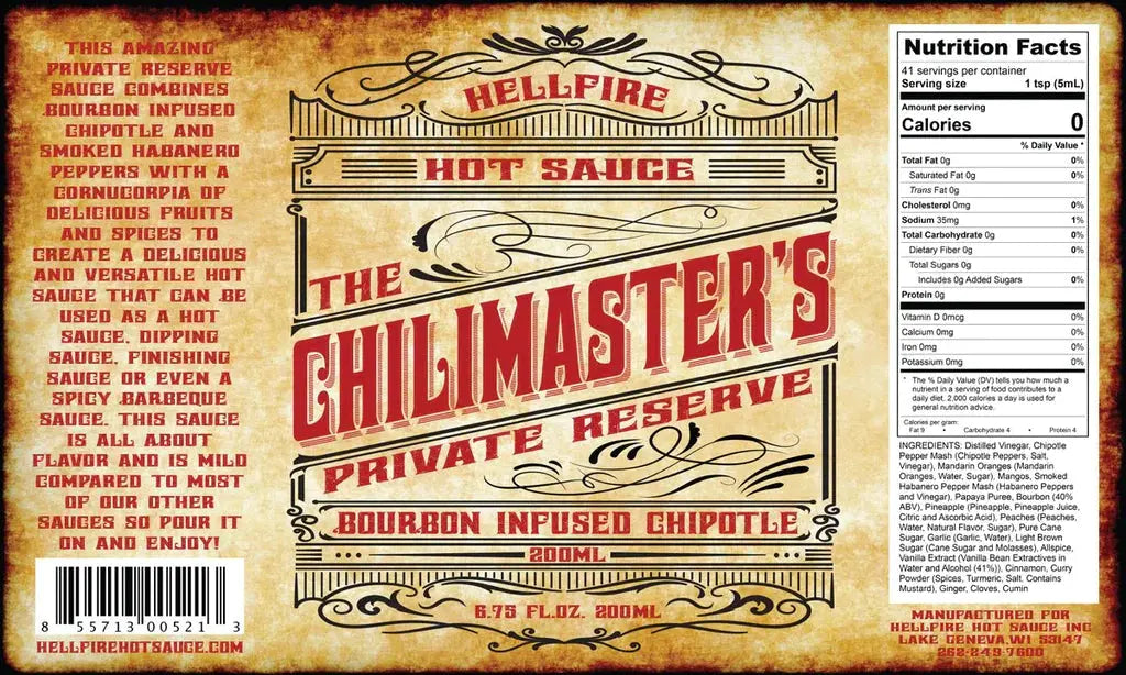 Hellfire Hot Sauce | Chilimaster's SHACK à SAUCE