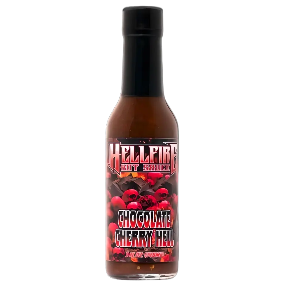 Hellfire Hot Sauce | Chocolate Cherry Hell SHACK Ă SAUCE