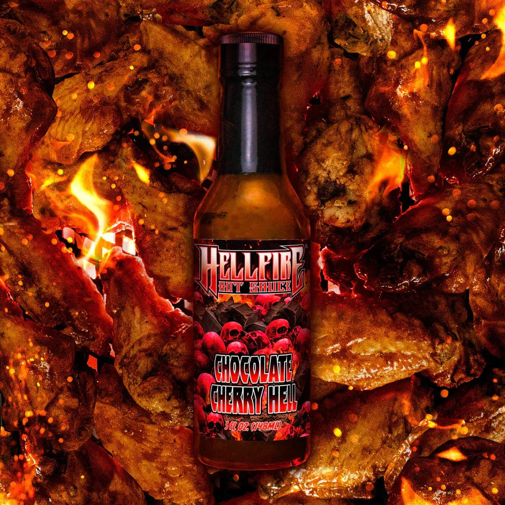 Hellfire Hot Sauce | Chocolate Cherry Hell SHACK Ă SAUCE