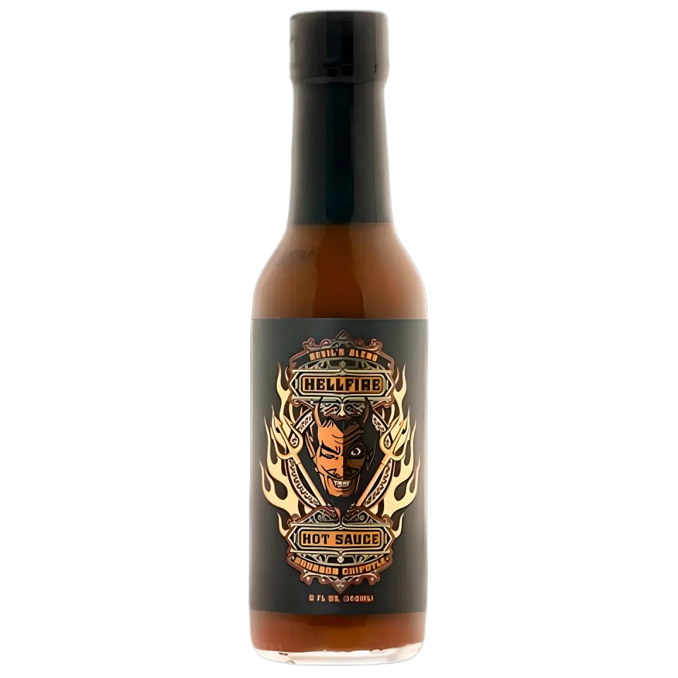 Hellfire Hot Sauce | Devil's Blend Bourbon Chipotle - 148 mL Hellfire Hot Sauce