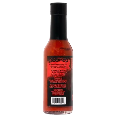 Hellfire Hot Sauce | Doomed avec 6.66 Million SHU extrait de piment SHACK à SAUCE