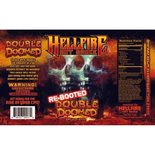 Hellfire Hot Sauce | Double Doomed Re booted SHACK à SAUCE