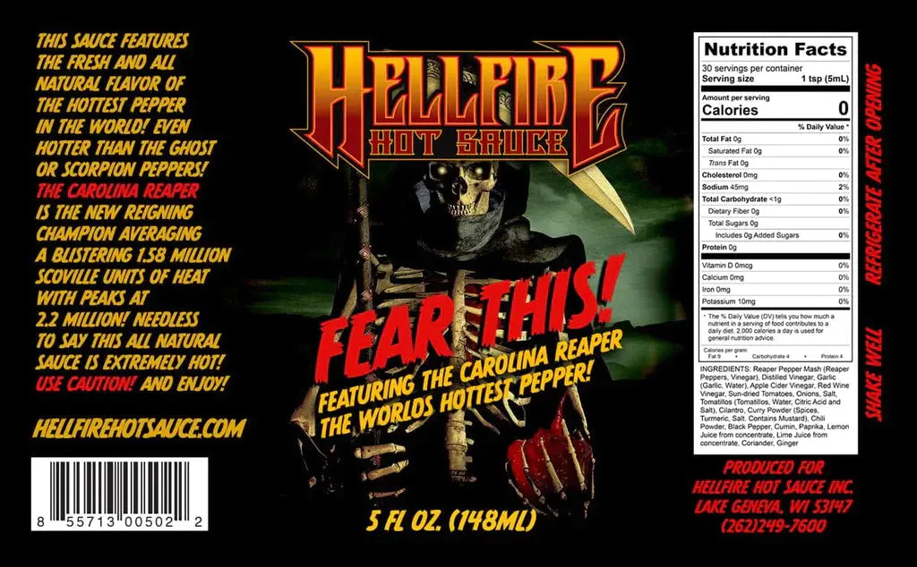 Hellfire Hot Sauce | Fear This SHACK Ă SAUCE