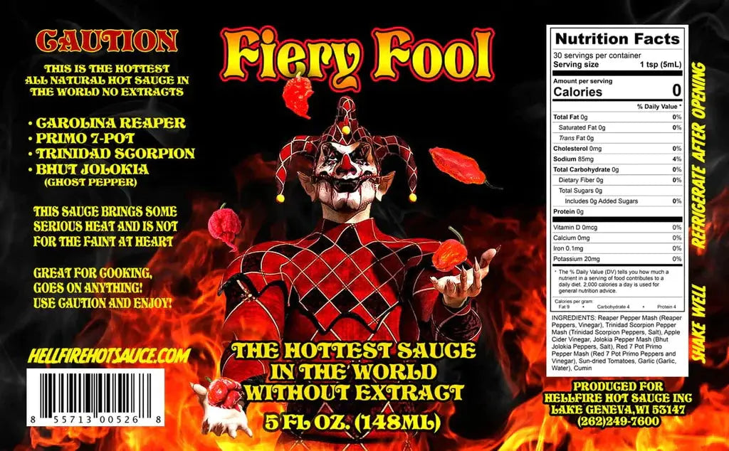 Hellfire Hot Sauce | Fiery Fool SHACK à SAUCE