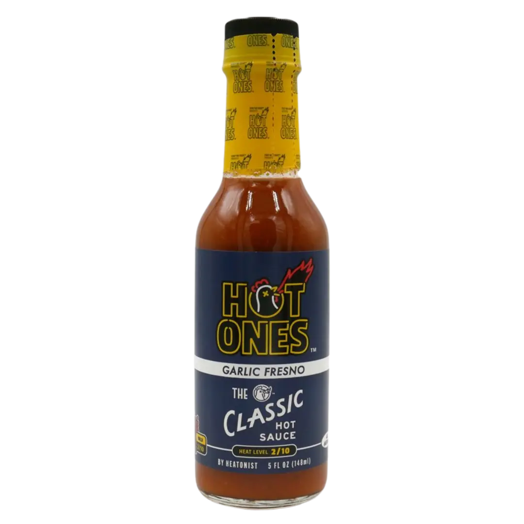 Hot Ones Hot Sauce | The Classic - Garlic Fresno Hot Ones Hot Sauce