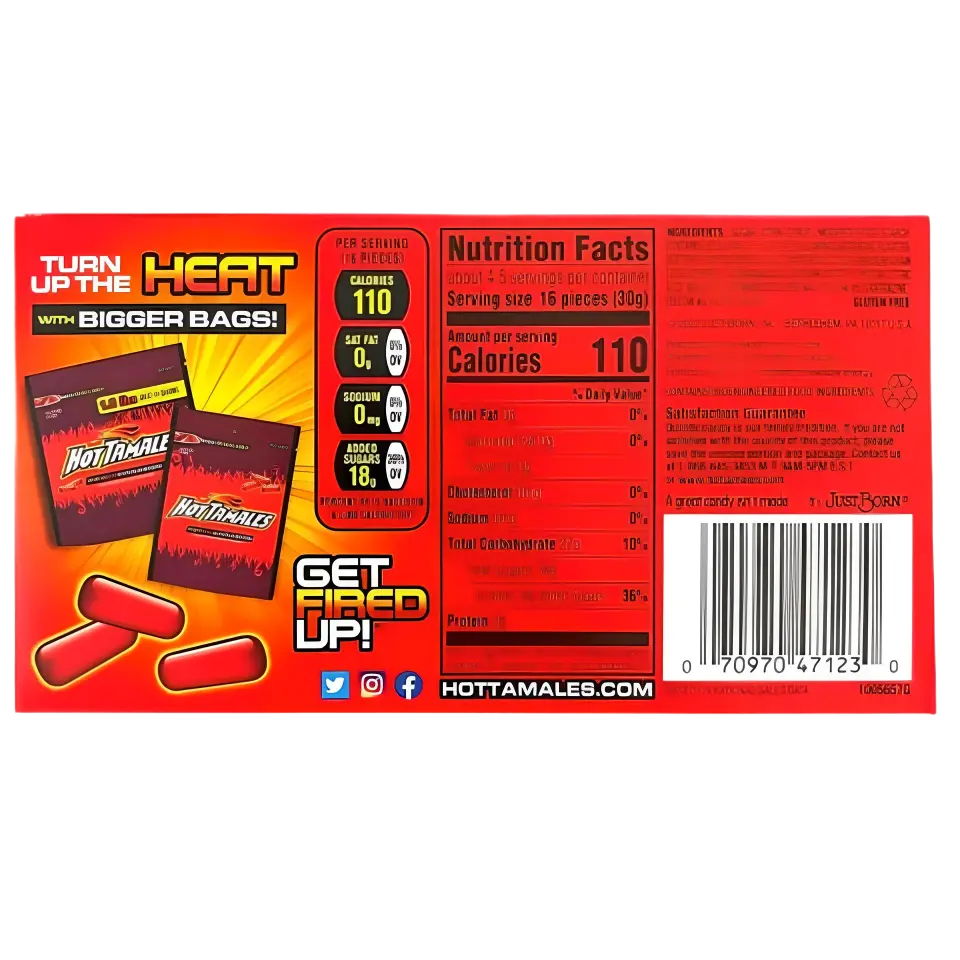 Hot Tamales | Fierce Cinnamon (Box) Hot Tamales