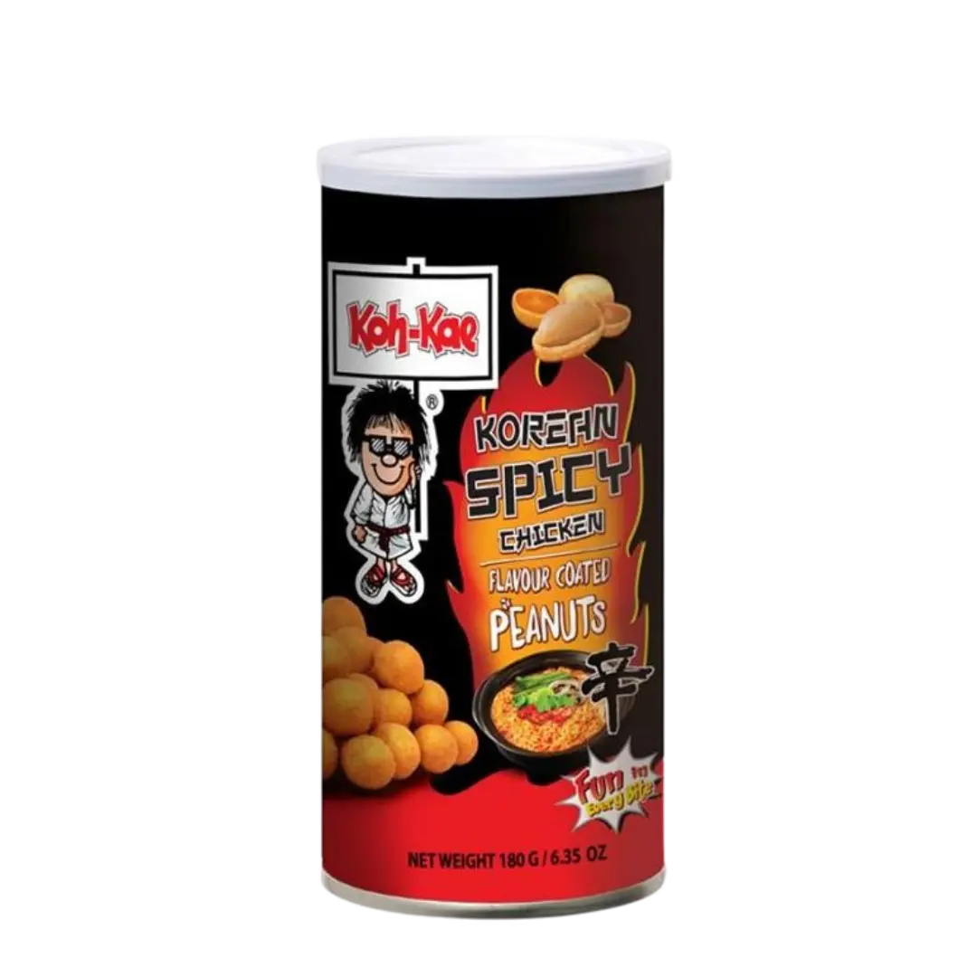 KOH-KAE | Korean Spicy Chicken - Coated Peanuts Shack Ă Sauce