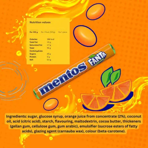 Mentos | Fanta - Orange SHACK à SAUCE