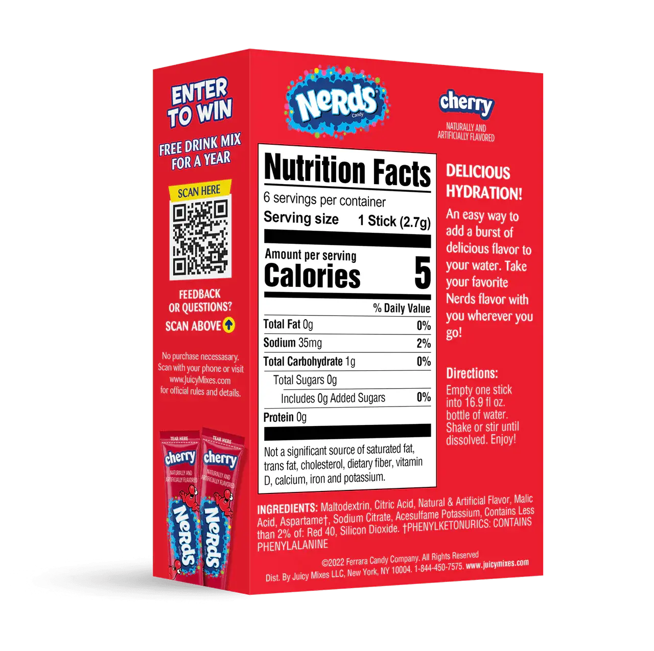 Nerds Candy | Drink Mix Cherry Ferrara Candy Company