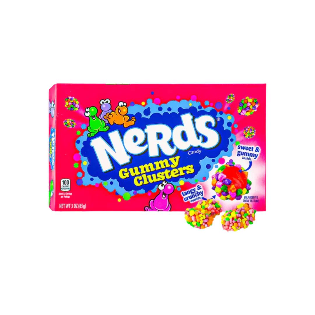 Nerds Candy | Gummy Clusters Rainbow (Box) Ferrara Candy Company