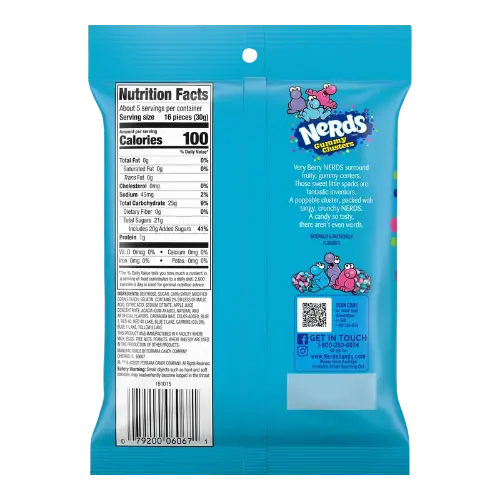 Nerds Candy | Gummy Clusters - Very Berry SHACK Ă SAUCE