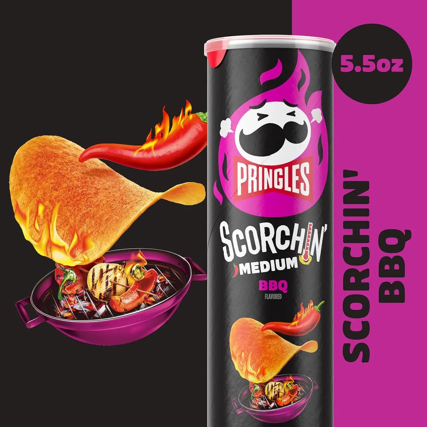 Pringles | Scorchin' - Medium BBQ SHACK Ă SAUCE