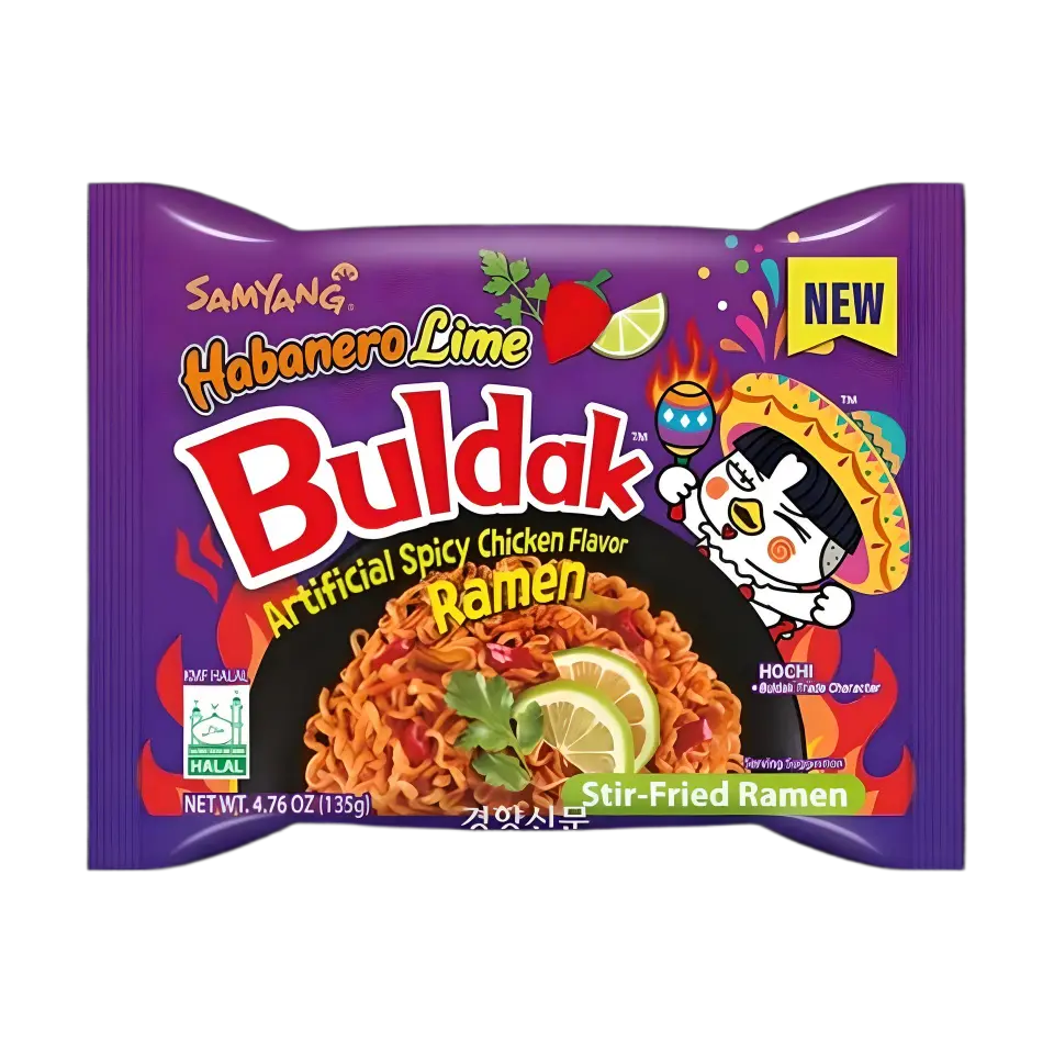 Samyang - Buldak | Hot Chicken Flavor - Habanero Lime SHACK à SAUCE