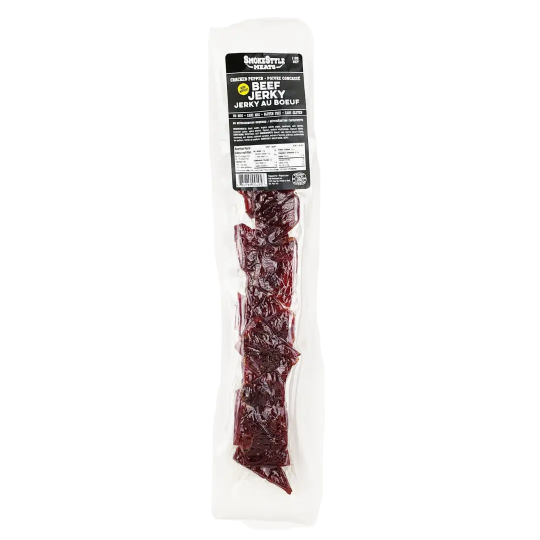 SmokeStyle Meats - PAB | Jerky - Cracked Pepper SHACK à SAUCE