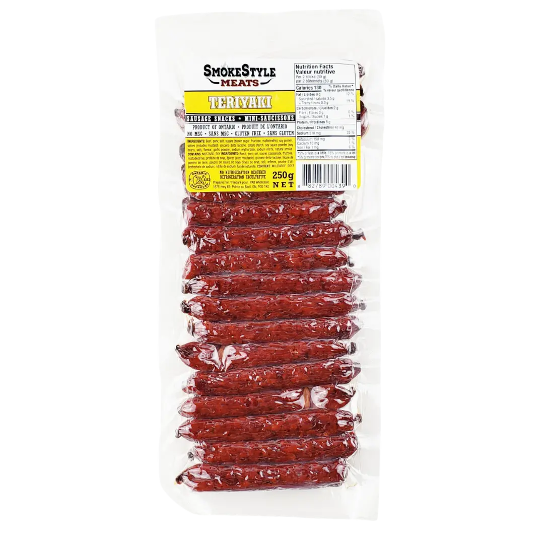SmokeStyle Meats - PAB | Teriyaki - Paquet de 18 SHACK à SAUCE
