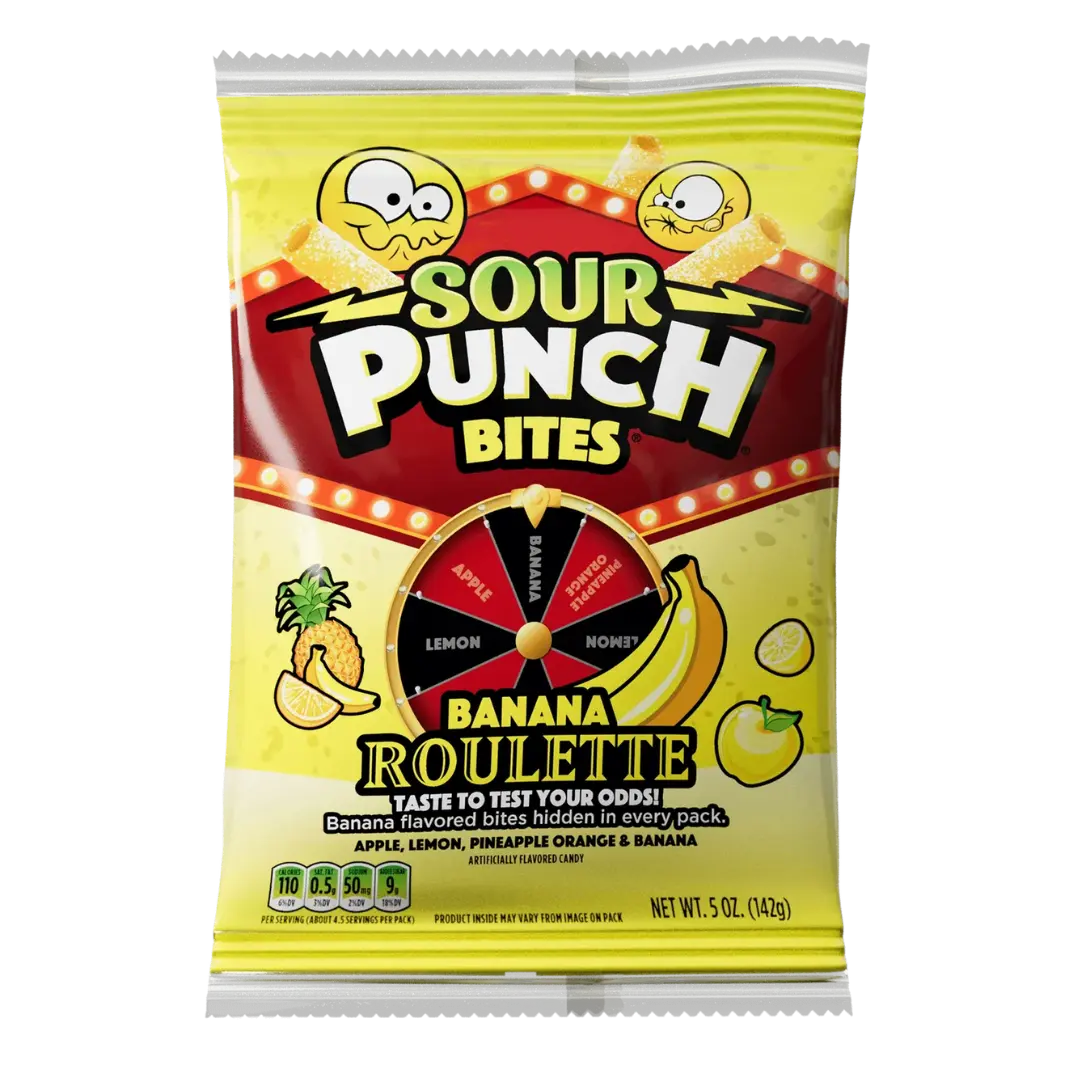 Sour Punch | Bites - Roulette - Banana SHACK à SAUCE