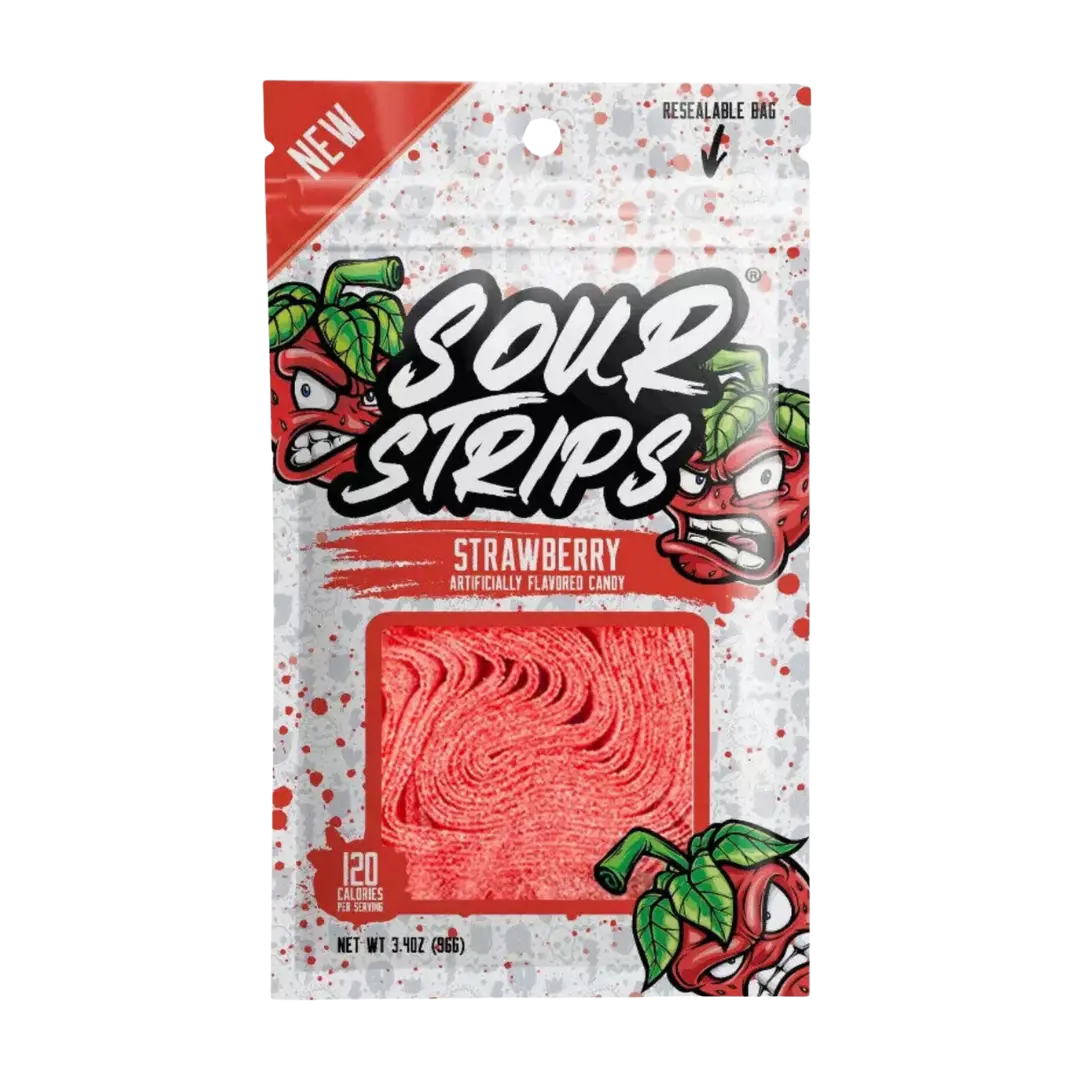 Sour Strips | Strawberry Sour Strips