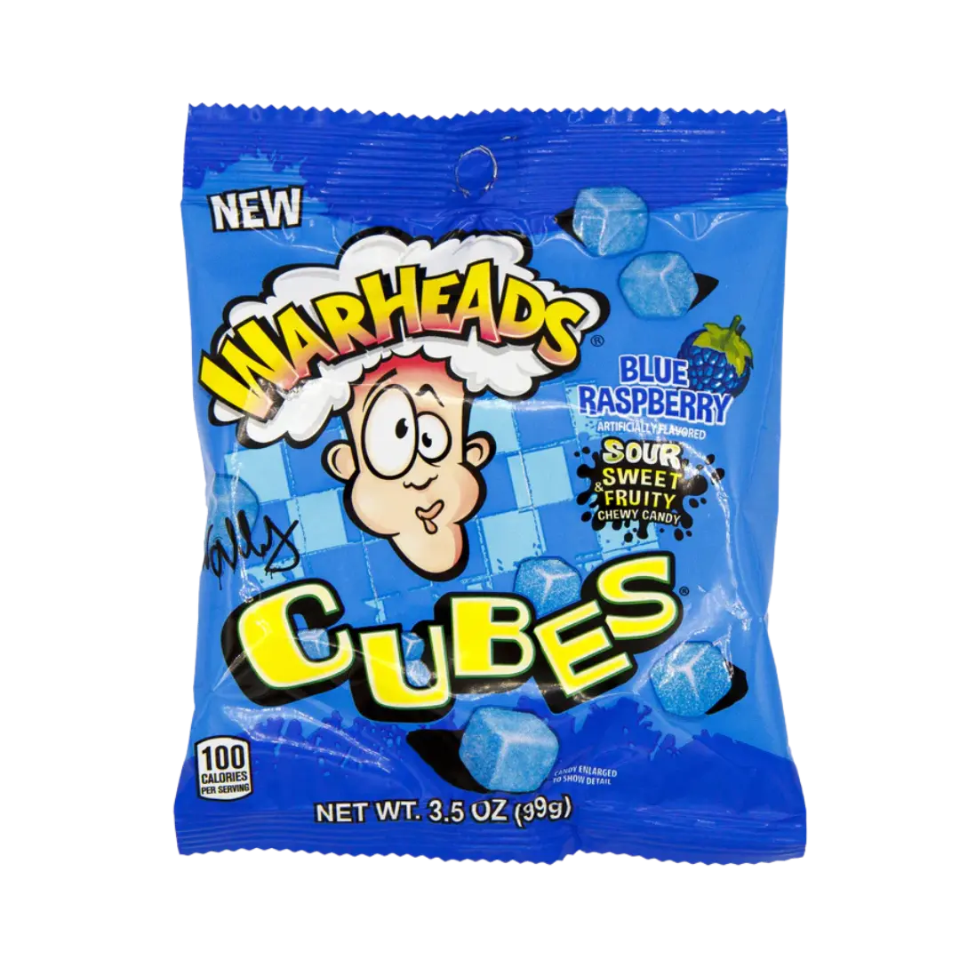 Warheads | Cubes - Blue Raspberry SHACK Ă SAUCE