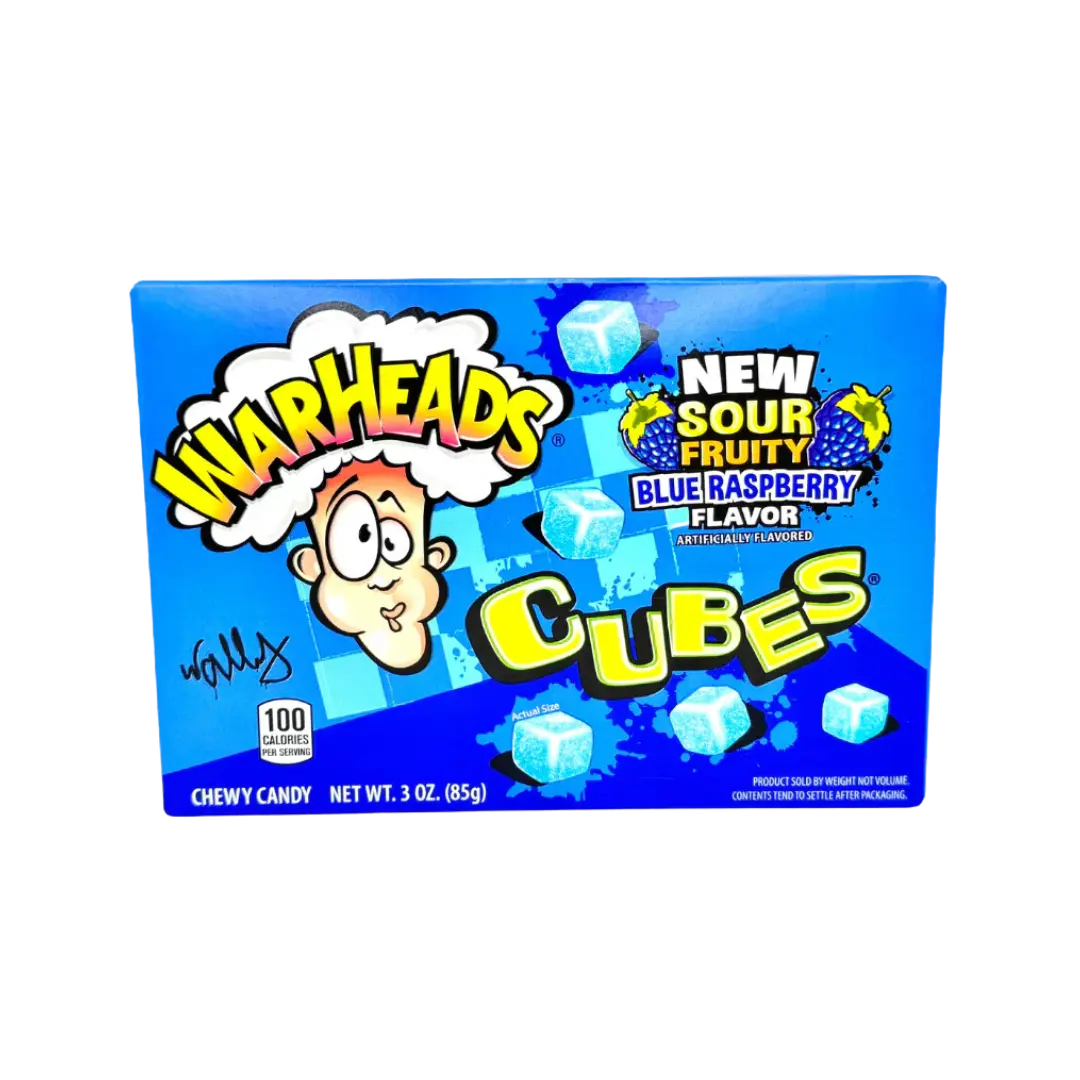 Warheads | Cubes - Blue Raspberry (Box) Shack à Sauce