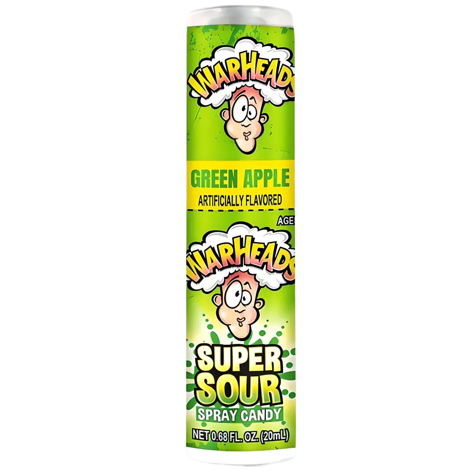 Warheads | Super Sour Spray Candy - Green Apple Warheads
