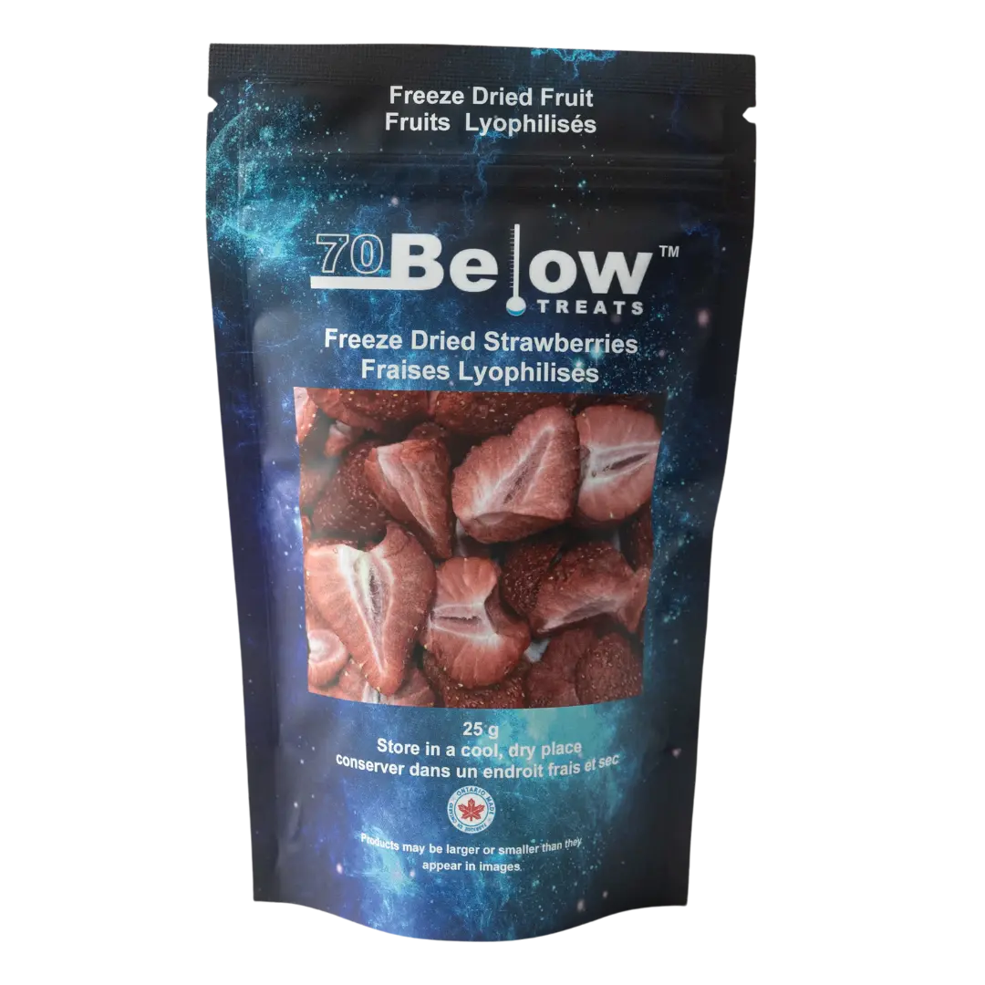 70 Below Treats | Freeze Dried - Strawberries SHACK à SAUCE