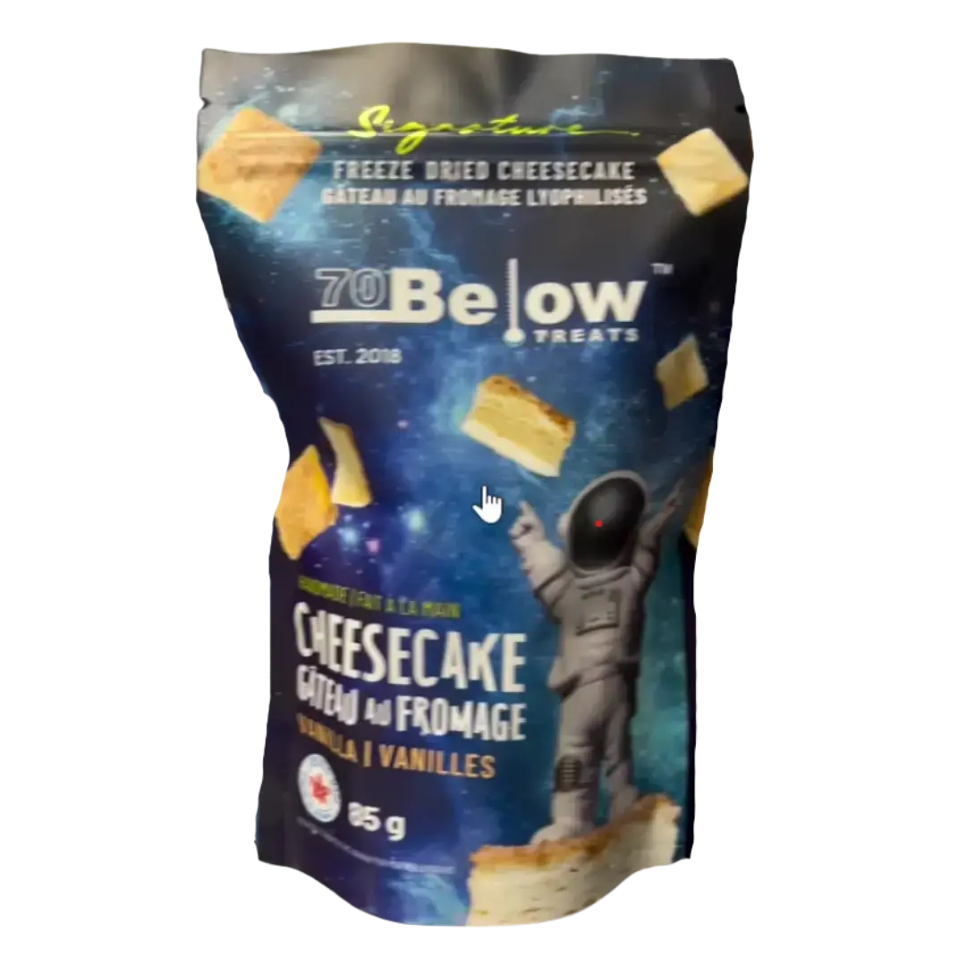 70 Below Treats | Vanilla Cheesecake Shack à Sauce