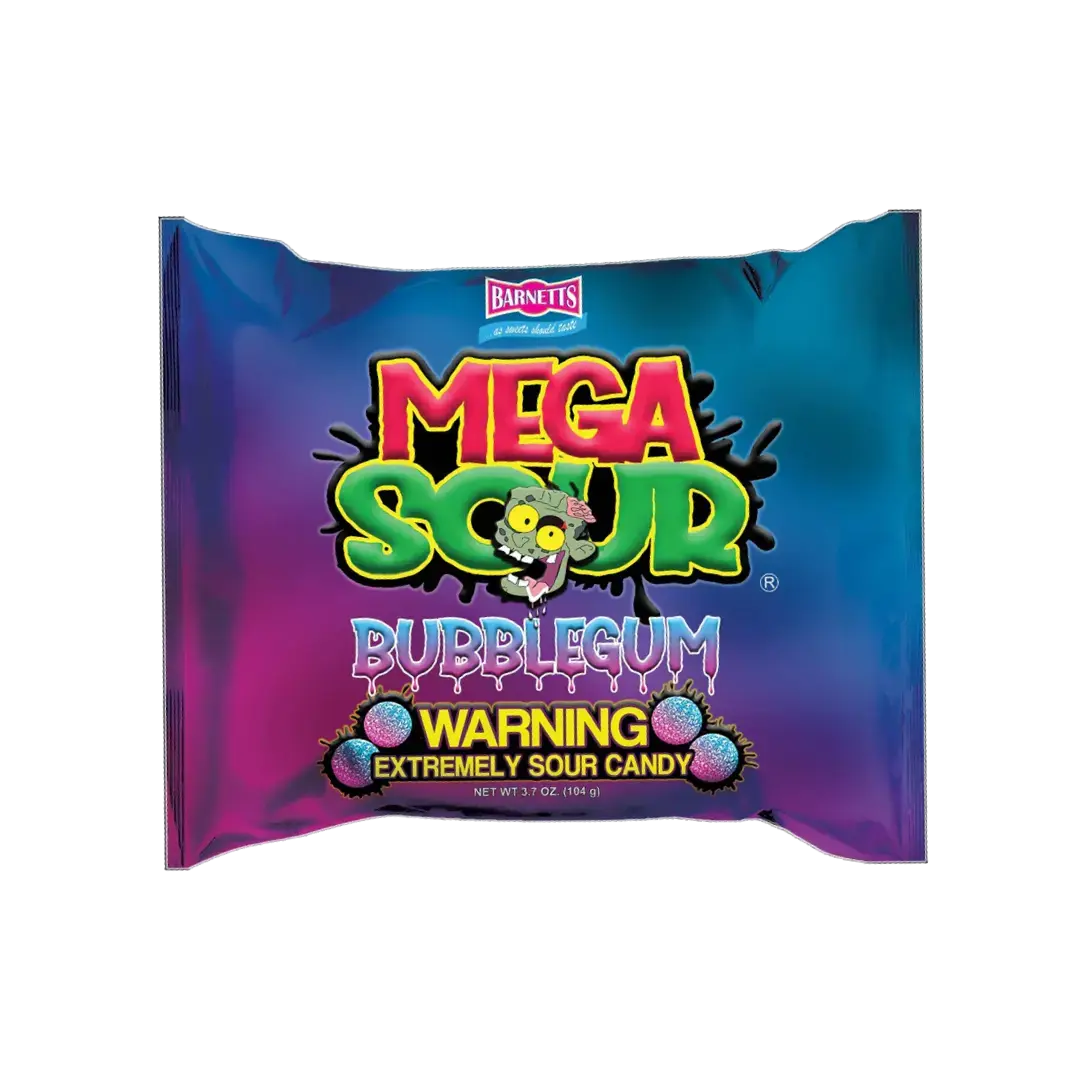 Barnetts Sweets | Mega Sour - Bubblegum Shack à Sauce
