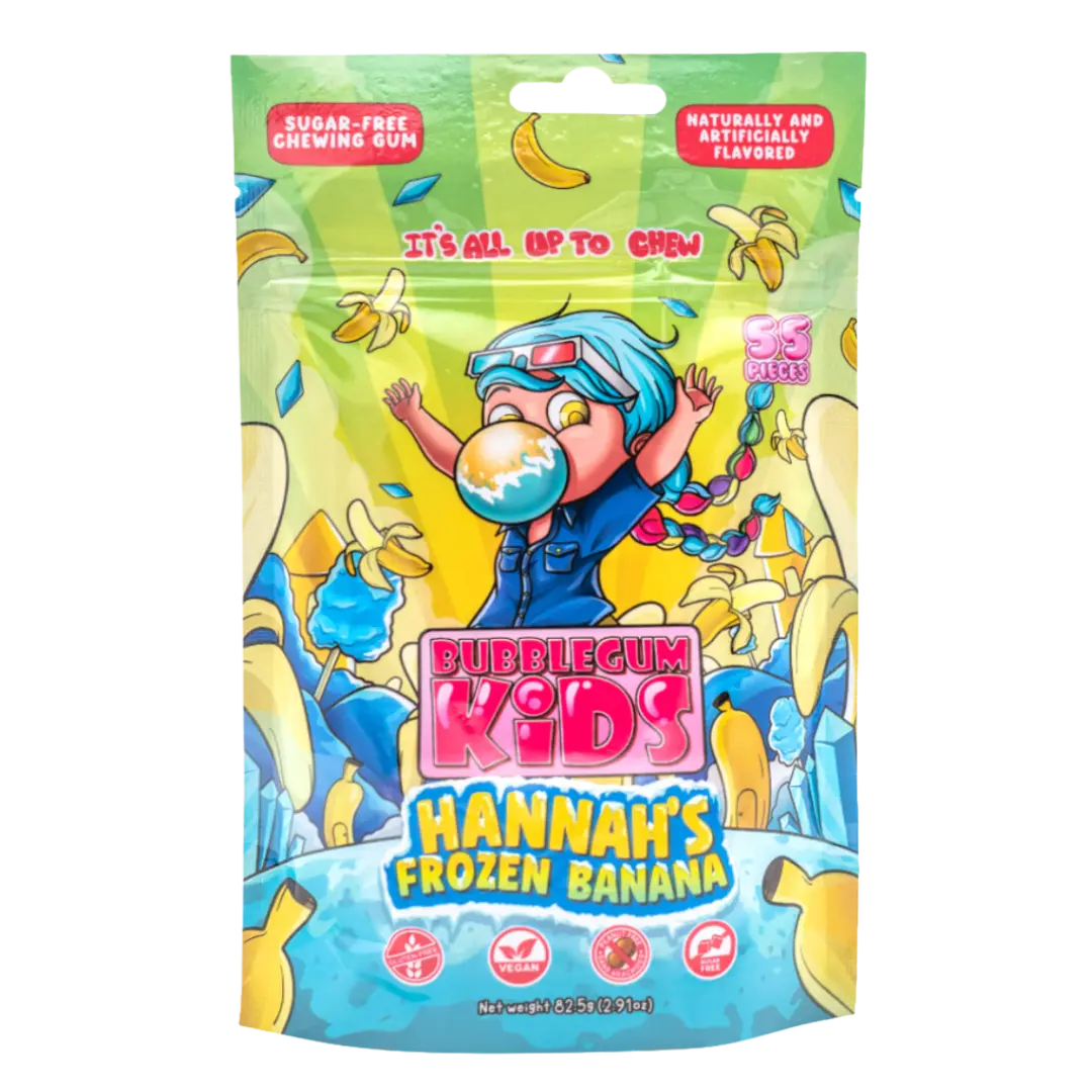 Bubblegum Kids | Hannah' Frozen Banana SHACK à SAUCE