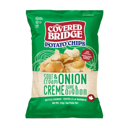 Covered Bridge Chips | Sour Cream & Oignon Shack à Sauce
