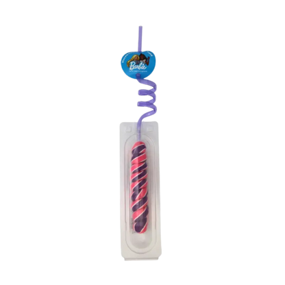 Exclusive Brands | Barbie - Wizzy Pop Straws With Lollipop Exclusive Brands