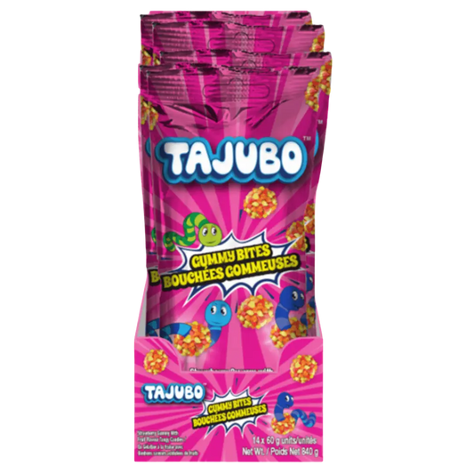 Exclusive Brands | Tajubo - Gummy Bites - Strawberry SHACK à SAUCE