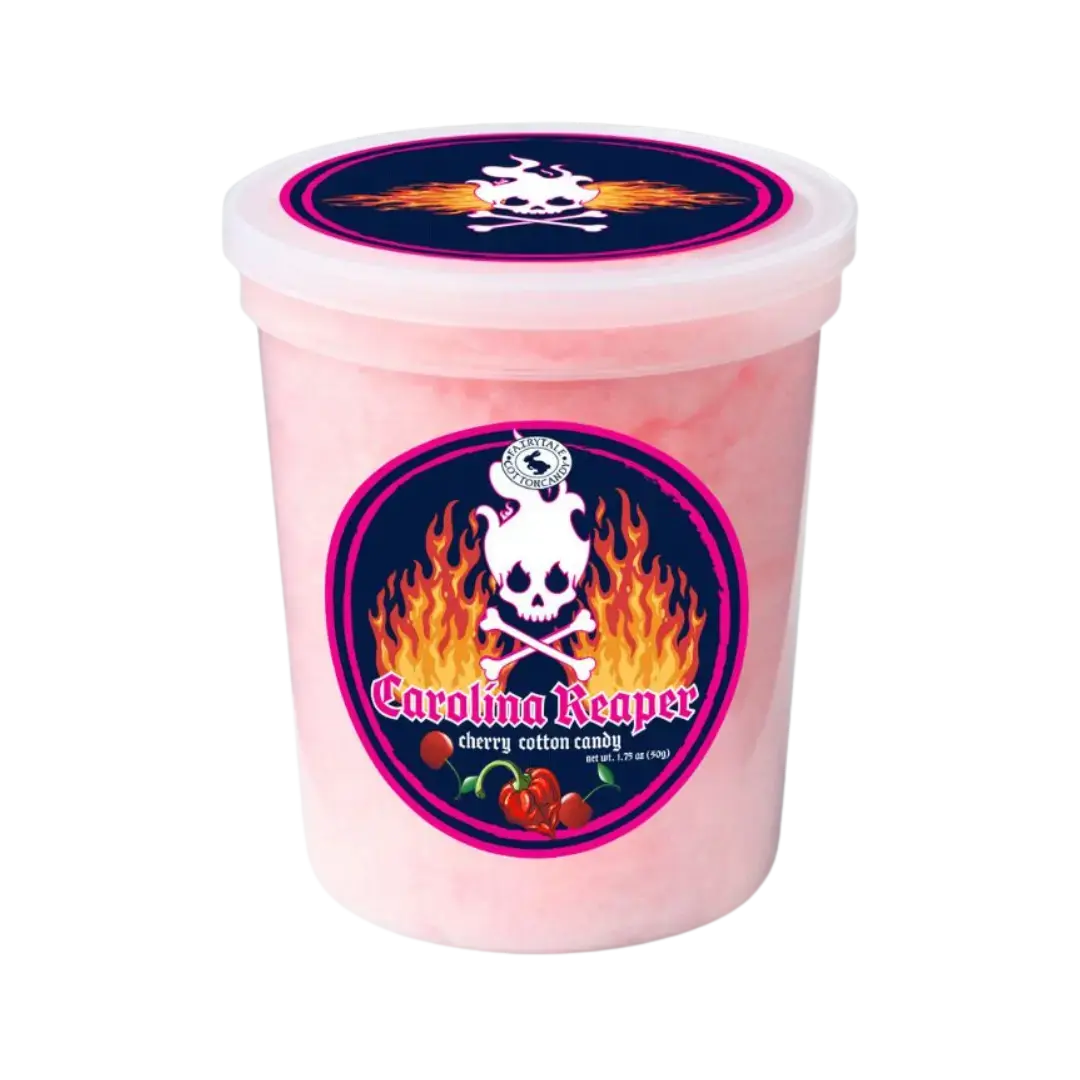 Fairy Tale Cotton Candy | The Daredevil Cotton Candy - Carolina Reaper Shack à Sauce