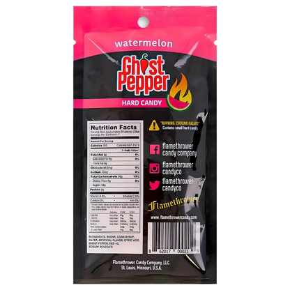 Flamethrower Candy | Ghost Pepper Hard Candy - Watermelon SHACK à SAUCE