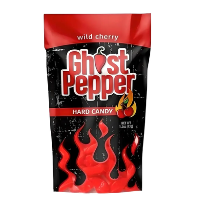 Flamethrower Candy | Ghost Pepper Hard Candy - Wild Cherry SHACK à SAUCE
