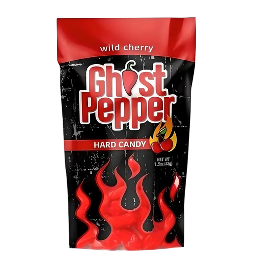 Flamethrower Candy | Ghost Pepper Hard Candy - Wild Cherry SHACK à SAUCE