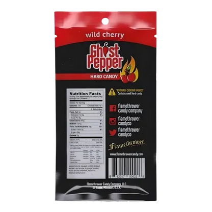 Flamethrower Candy | Ghost Pepper Hard Candy - Wild Cherry SHACK à SAUCE
