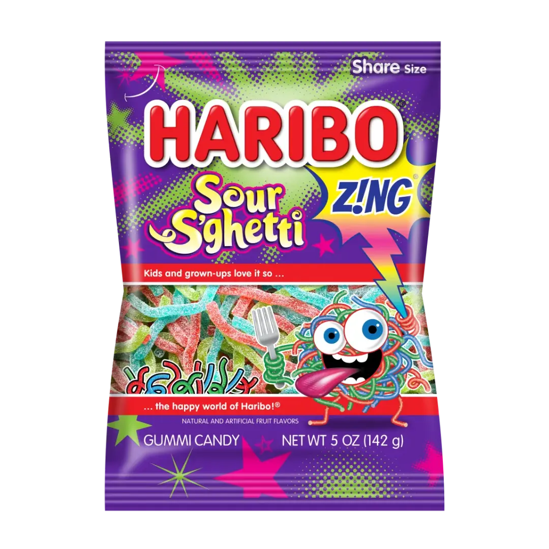 , Haribo Sour S'ghetti Shack à Sauce