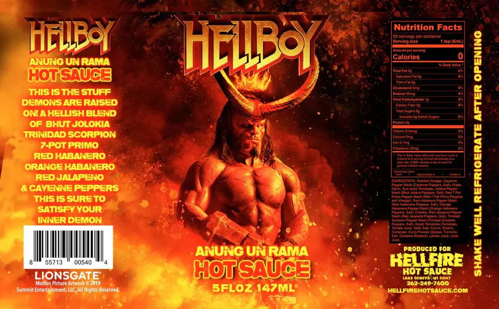 Hellboy Hot Sauce | Anung Un Rama SHACK à SAUCE