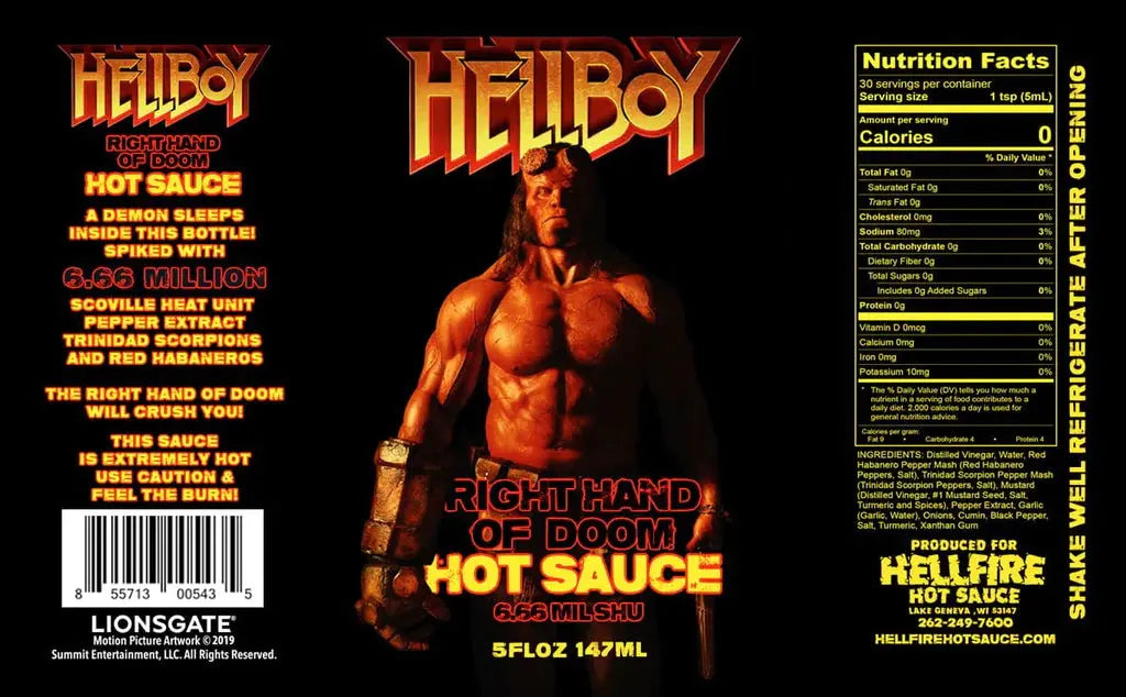 Hellboy Hot Sauce | The Right Hand of Doom SHACK à SAUCE