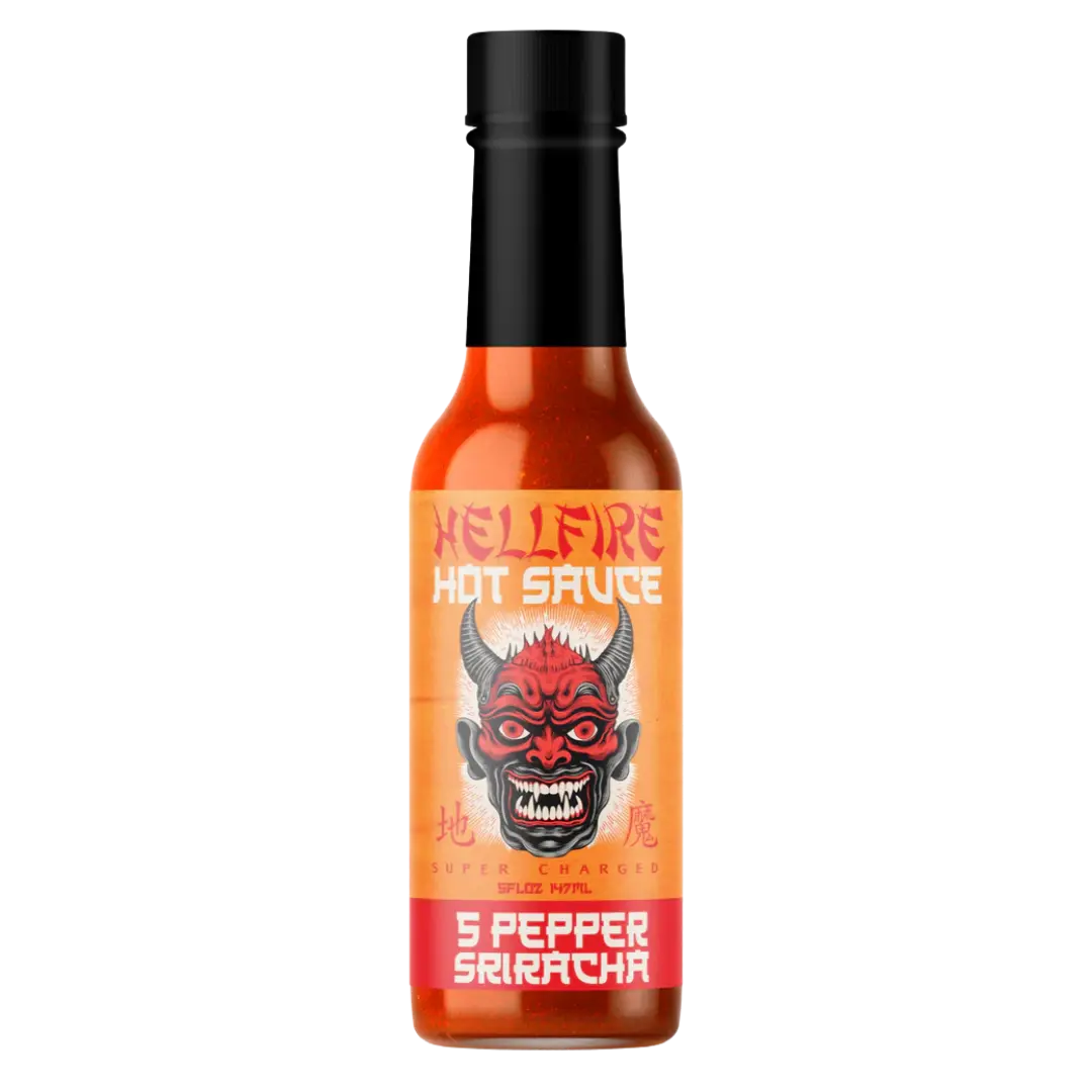 Hellfire Hot Sauce | 5 Pepper Sriracha SHACK à SAUCE