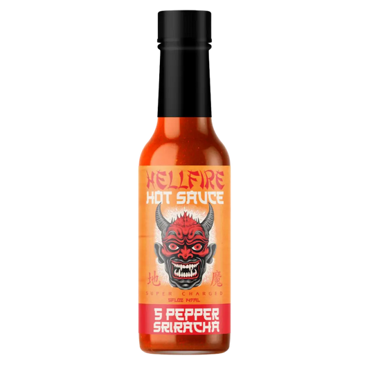 Hellfire Hot Sauce | 5 Pepper Sriracha SHACK à SAUCE