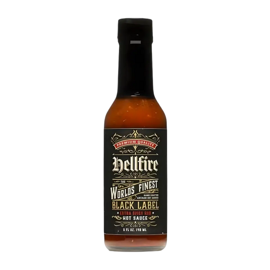 Hellfire Hot Sauce | Black Label Red - Extra Spic SHACK à SAUCE